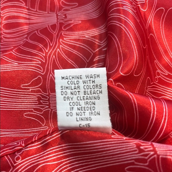 Tulle XS Cropped Short Little Button Red Pea Coat Dress Jacket - Picture 7 of 9